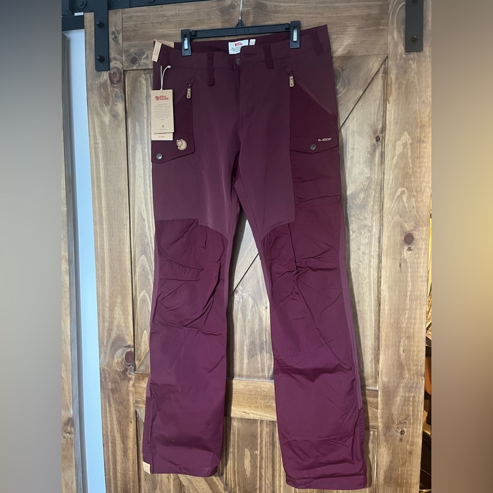 Fjallraven Dark Garnet Nikka Trousers